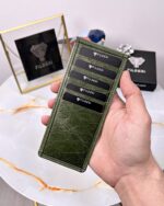 Yeşil Cüzdan ve Kartlık Telefon Bölmeli