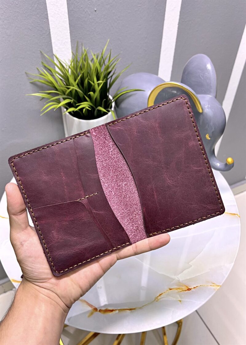 Pasaport Kılıfı Hakiki Deri Bordo Renk 2038