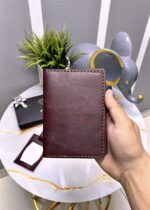 Pasaport Kılıfı Hakiki Deri Bordo Renk 2038
