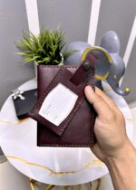 Pasaport Kılıfı Hakiki Deri Bordo Renk 2038