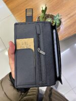 Telefonlu Cüzdan ve Kartlık Hakiki Deri Siyah