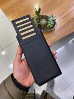 Telefonlu Cüzdan ve Kartlık Hakiki Deri Siyah