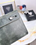 Telefon Cüzdanı Hakiki Deri Koyu Yeşil 2028