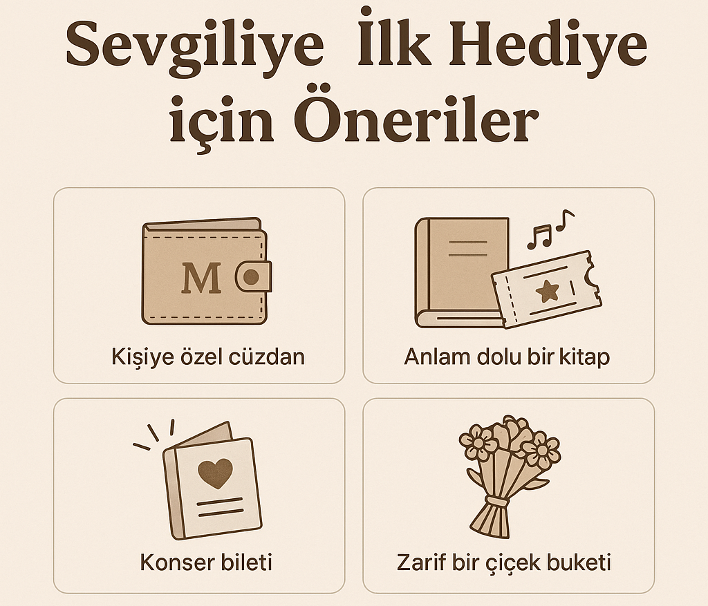 SEVGİLİYE İLK HEDİYE İÇİN ÖNERİLER