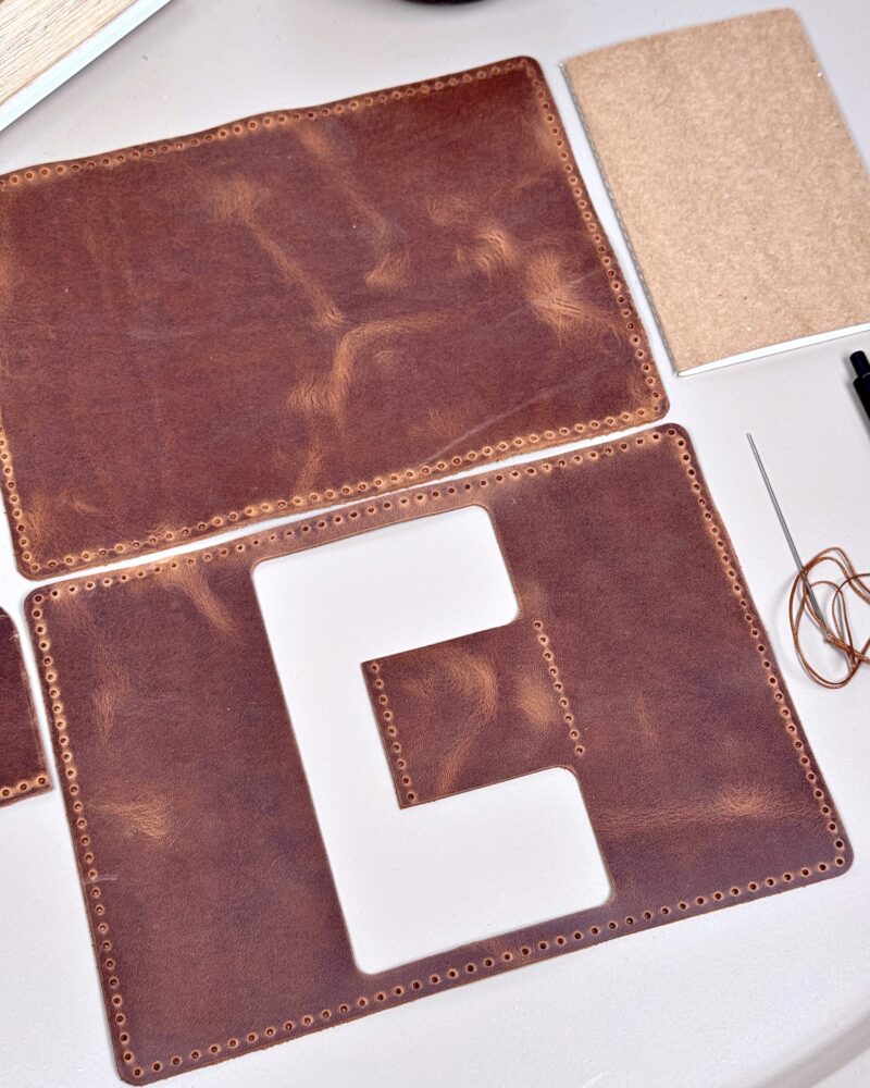 Kendin Yap Deri Hobi Seti – Defter Kılıfı DIY - 0001