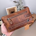 Hakiki Deri Erkek El Çantası – Fındık | 2124