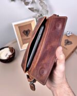 Hakiki Deri Erkek El Çantası – Fındık | 2124