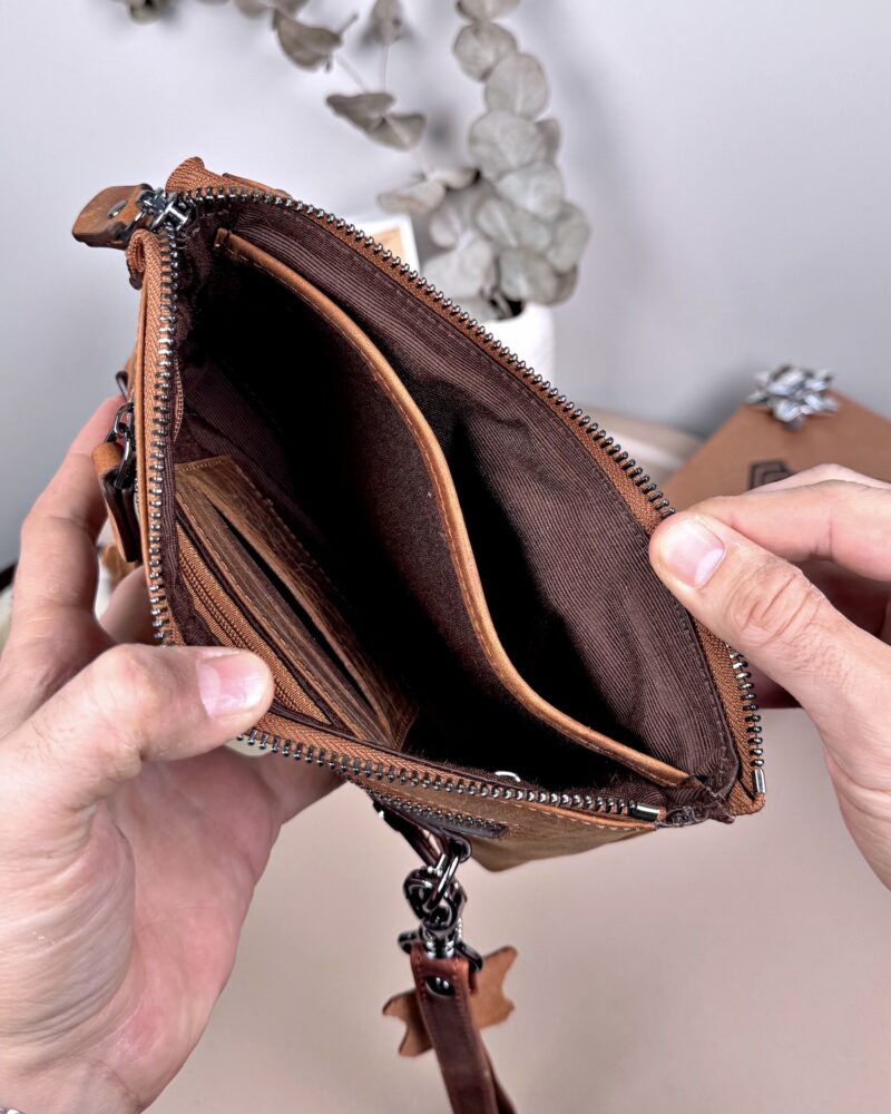 Hakiki Deri Erkek El Çantası – Fındık | 2124