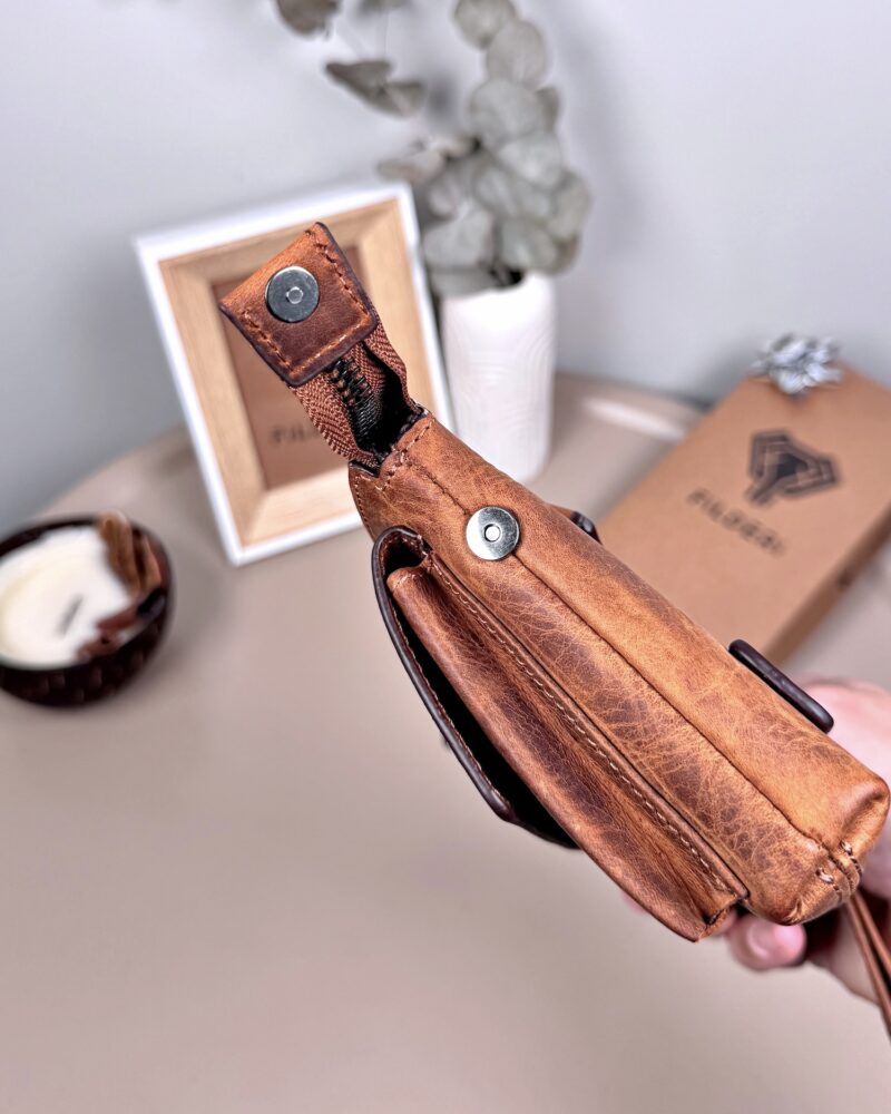 Hakiki Deri Erkek El Çantası – Fındık | 2124