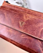 Hakiki Deri Erkek El Çantası – Fındık | 2124