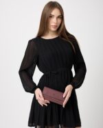 Saraciye Dikişli - Bordo Hakiki Deri Guti Kadın Cüzdan | 2022