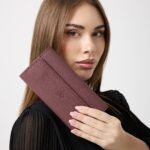 Saraciye Dikişli - Bordo Hakiki Deri Guti Kadın Cüzdan | 2022