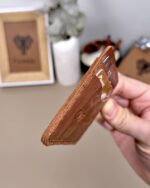 El Dikiş Kartlık - Hakiki Deri Fındık Renk | 2066