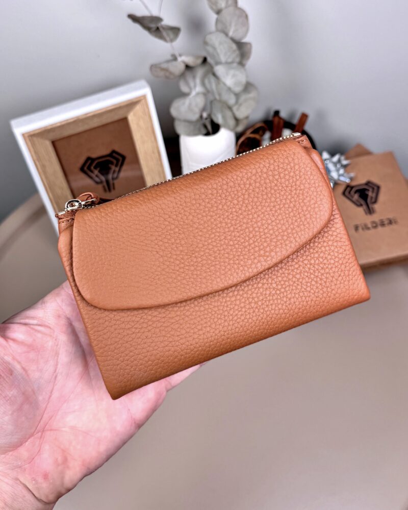 Küçük Kadın Cüzdan - Hakiki Deri Taba | 2064