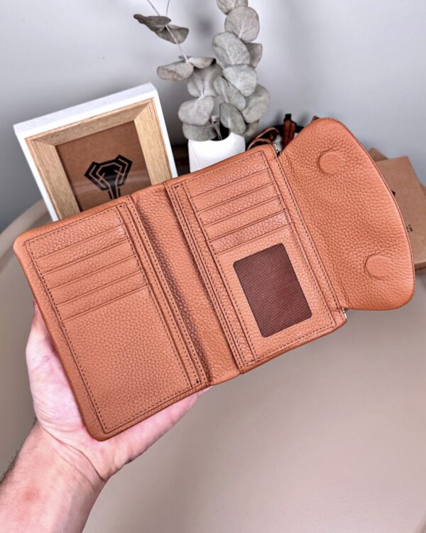 Küçük Kadın Cüzdan - Hakiki Deri Taba | 2064