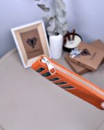 Hakiki Deri Uzun Kartlık – Fermuarlı, Turuncu | 2127