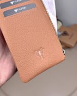 Hakiki Deri Uzun Kartlık – Fermuarlı, Taba | 2127