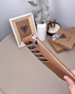 Hakiki Deri Uzun Kartlık – Fermuarlı, Taba | 2127