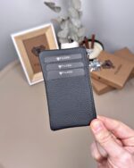 Hakiki Deri Kartlık – Slim , Fermuarlı,Siyah | 2126