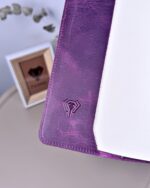 Hakiki Deri Ajanda - Kalem Yuvalı, İsme Özel,Mor | 2129