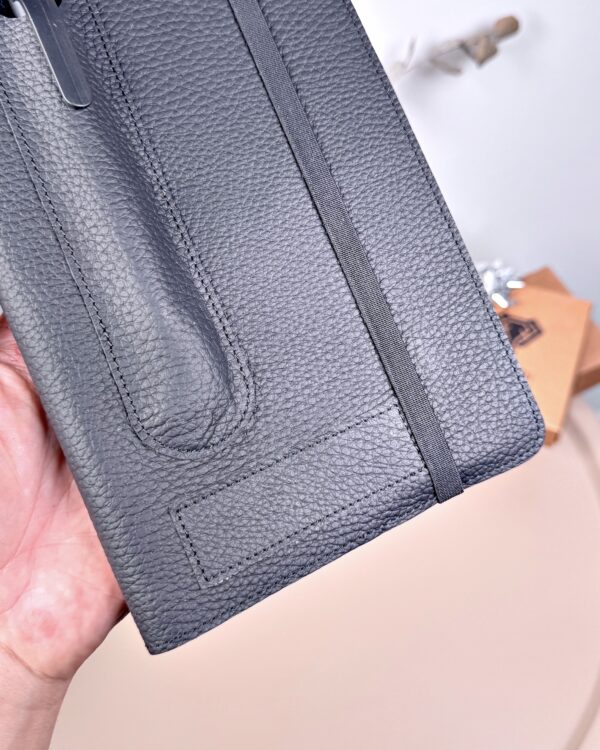 Hakiki Deri Ajanda - Kalem Yuvalı, İsme Özel, Siyah | 2129