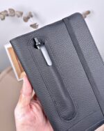 Hakiki Deri Ajanda - Kalem Yuvalı, İsme Özel, Siyah | 2129