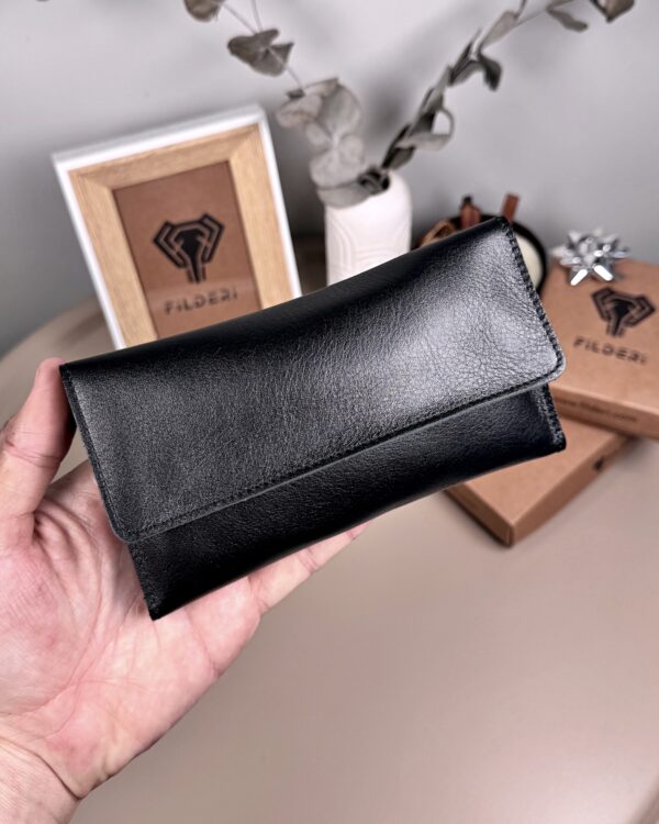 Hakiki Deri Tütün Kesesi – Siyah Renk | 2131