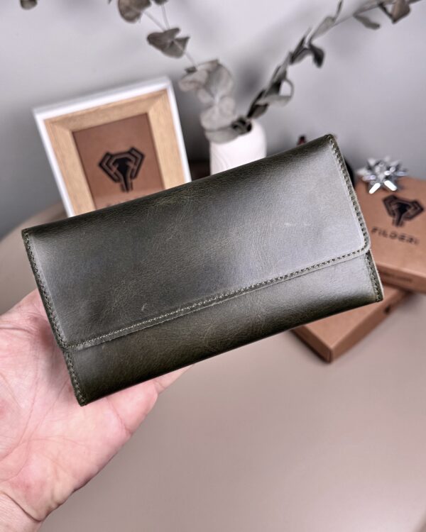 Hakiki Deri Tütün Kesesi – Yeşil Renk | 2131