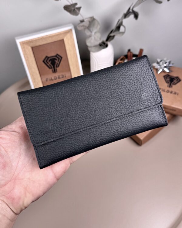 Hakiki Deri Tütün Kesesi – Mat Siyah Renk | 2131