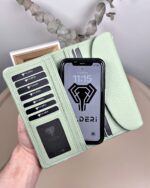 Kadın Cüzdan – Soft Yeşil Hakiki Deri | 2049