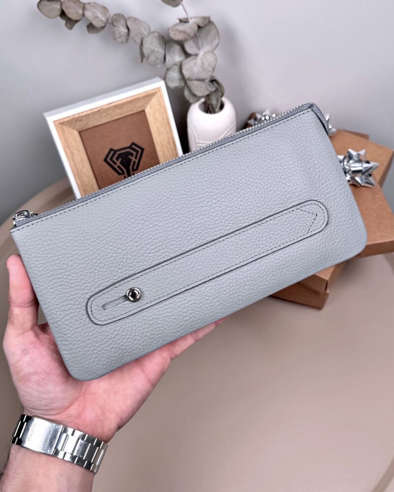 El Çantası – Hakiki Deri Guti Gri Renk | 2029