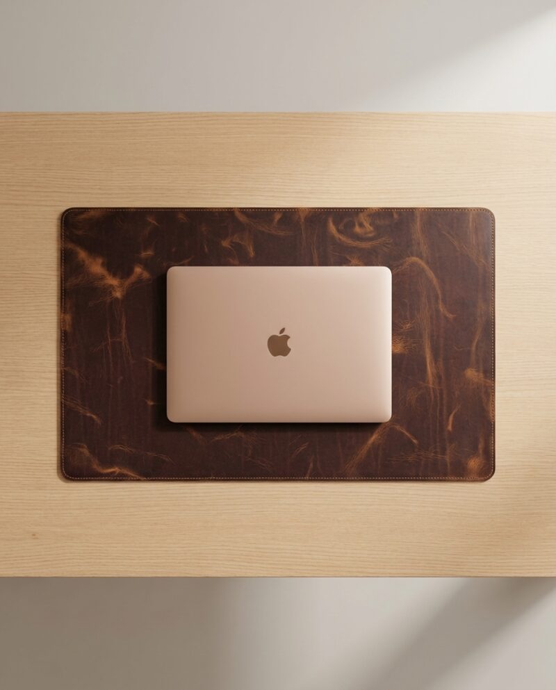 Hakiki Deri Masa Matı - XL Mousepad – Fındık | 2141