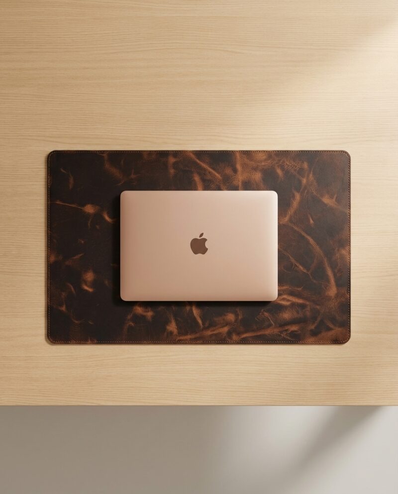 Hakiki Deri Masa Matı - XL Mousepad – Kahve | 2141