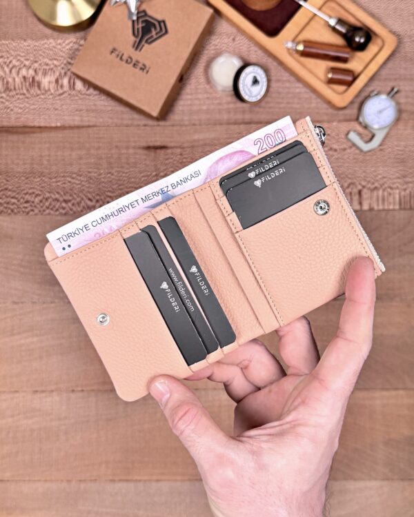 Hakiki Deri Yumuşak Cüzdan – Pudra | 2140