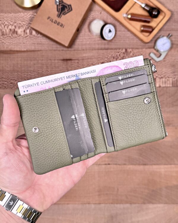 Hakiki Deri Yumuşak Cüzdan – Haki | 2140