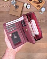 Kadın Cüzdan – Bordo Hakiki Deri, Lüks Model | 2091