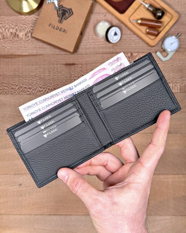İnce Erkek Cüzdan – Hakiki Deri Siyah Renk | 2144