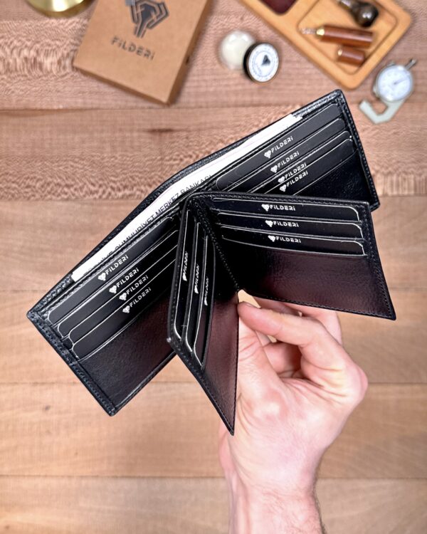 Erkek Cüzdan Kelebek Model – Hakiki Deri Arsel Siyah | 2145