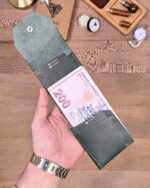 Hakiki Deri Pratik Cüzdan – Hızlı Erişimli – Yeşil | 2142