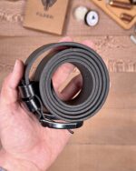 Erkek Kemer – Siyah Hakiki Deri, Kot Pantolon Uyumlu