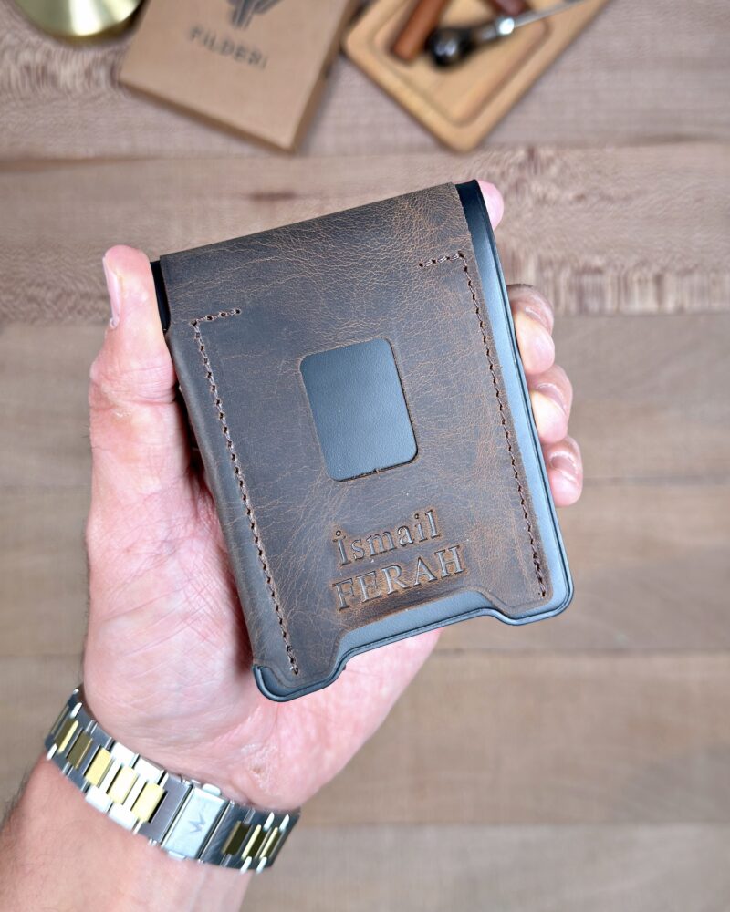 Viral Cüzdan – Hakiki Deri Siyah Kahve | 2154